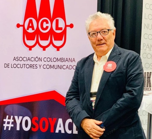 Armando Plata Camacho, presidente de la Asociación Colombiana de Locutores y Comunicadores ACL