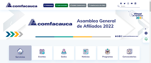 Comfacauca se renueva y lanza nuevo portal web institucional Comfacauca se renueva y lanza nuevo portal web institucional