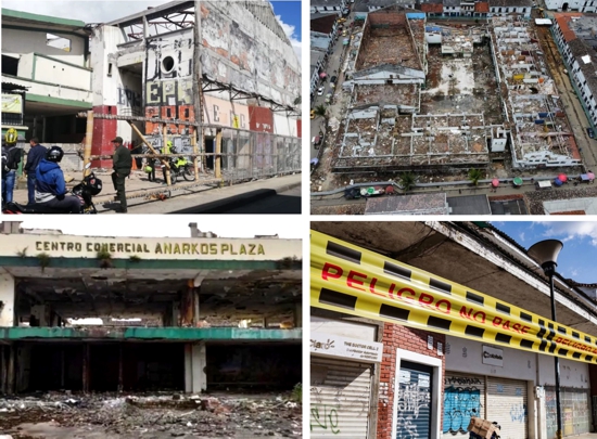 Demolición del Centro Comercial Anarkos