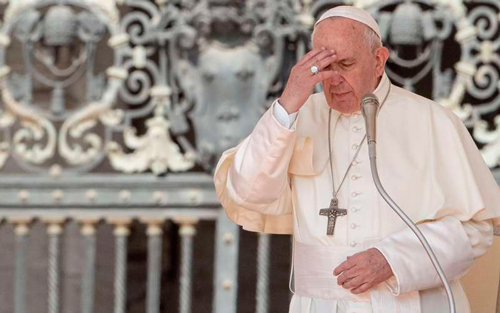 Papa: "En nombre de Dios detengan la matanza" Papa: "En nombre de Dios detengan la matanza"