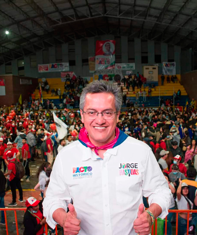Jorge Bastidas, representante electo a la Cámara. Fraude electoral en el Cauca