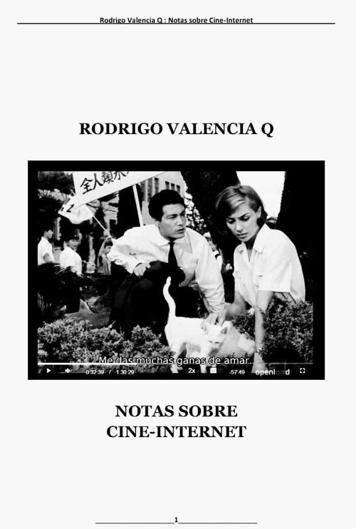 NOTAS SOBRE CINE INTERNET NOTAS SOBRE CINE INTERNET