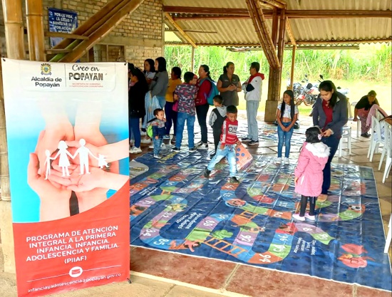 Trasladan programas y estrategias hasta la vereda La Tetilla, en Popayán