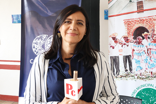 María Victoria Villamil, directora del Centro de Memoria Municipal, 