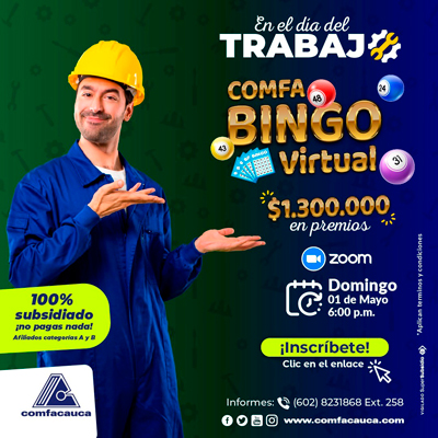 Celebra el Día del Trabajador con Comfacauca 