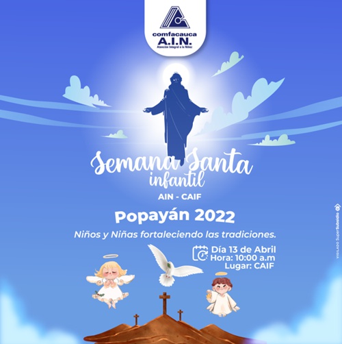 Comfacauca fortalece las tradiciones de Semana Santa entre los más pequeños Comfacauca fortalece las tradiciones de Semana Santa entre los más pequeños