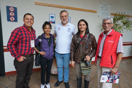 Con los muchachos del medio de comunicación Red Alterna Como rector de Unicauca fui fuente de confianza