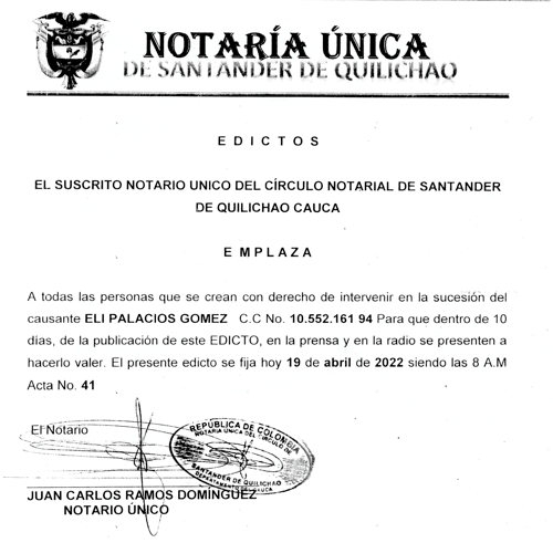 Elí  Palacios Gómez