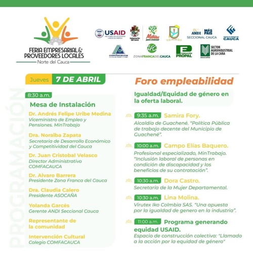 Feria empresarial y de proveedores