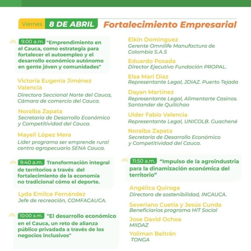 Feria empresarial y de proveedores