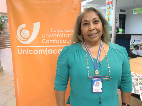 Martha Santamaría, directora de Unicomfacauca Martha Santamaría, directora de Unicomfacauca