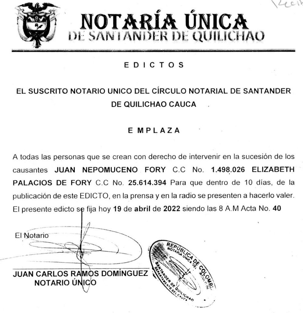Juan Nepomuceno Fory
