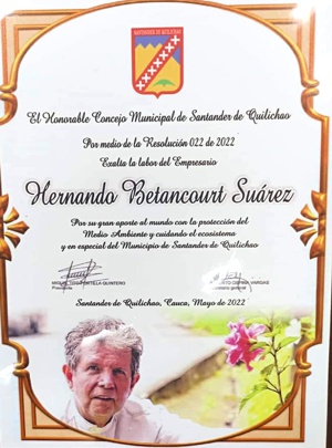 Concejo de Quilichao hizo reconocimiento a El Príncipe Hernando Betancourt Concejo de Quilichao hizo reconocimiento a El Príncipe Hernando Betancourt