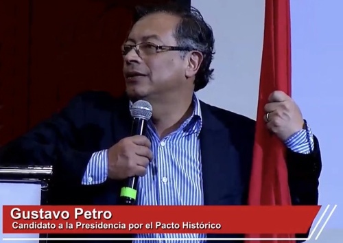 Proclamación de Gustavo Petro como candidato a la Presidencial Liberal