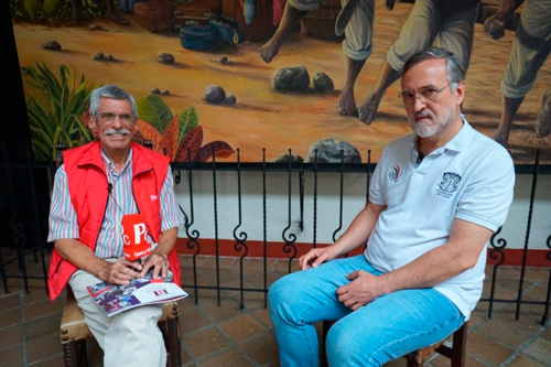Alfonso José Luna Geller director de la red de medios de comunicación Proclama del Cauca y Valle y José Luis Diago Franco, Alfonso José Luna Geller director de la red de medios de comunicación Proclama del Cauca y Valle y José Luis Diago Franco,