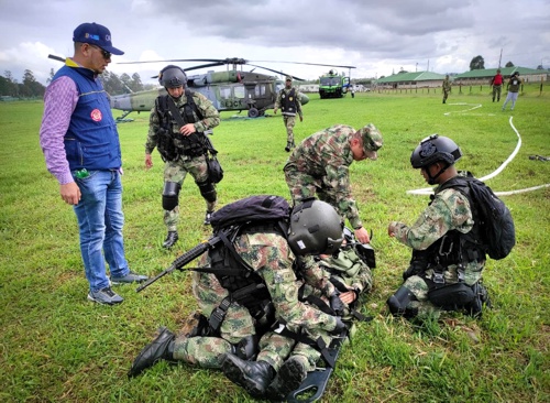 Popayán evaluó su capacidad de respuesta ante una emergencia aérea Popayán evaluó su capacidad de respuesta ante una emergencia aérea
