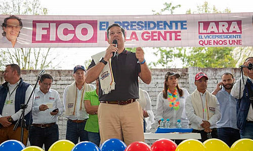 Rodrigo Lara fórmula vicepresidencial del candidato a la Presidencia Federico Gutiérrez