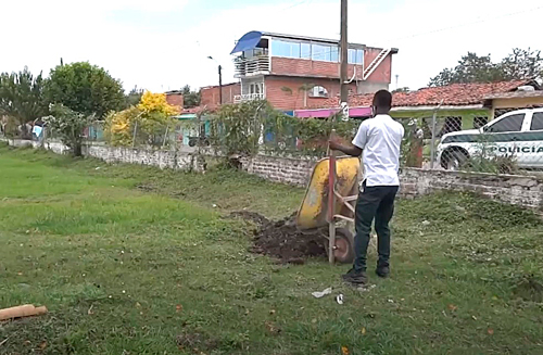 Se embellecen espacios de Puerto Tejada Se embellecen espacios de Puerto Tejada