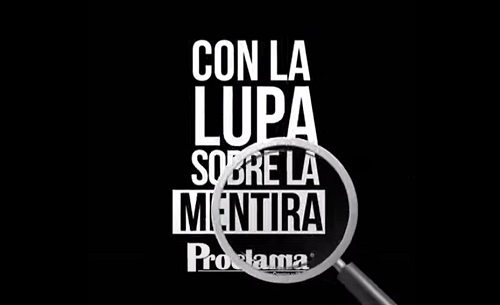 Con la lupa sobre la mentira Con la lupa sobre la mentira