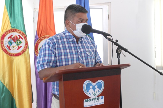 Vicepresidente de la Liga de Usuarios del punto de atención Caloto, Oswaldo Velasco Daza. Vicepresidente de la Liga de Usuarios del punto de atención Caloto, Oswaldo Velasco Daza.