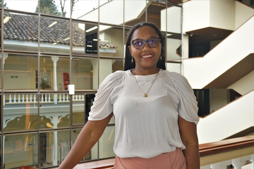 Gestora Social del departamento, Deisy Caracas Vásquez.