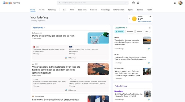 Google Noticias festeja su vigésimo aniversario con una nueva cara Google Noticias festeja su vigésimo aniversario con una nueva cara