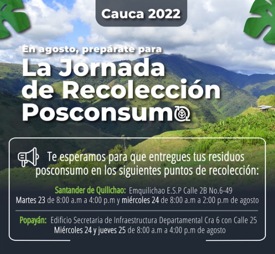 Participa en la Ruta PosConsumo ¡Cuidemos el medio ambiente!