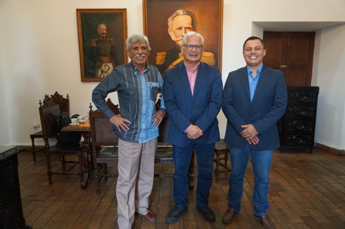 Alfonso Luna Geller, Juan Carlos López y David Luna