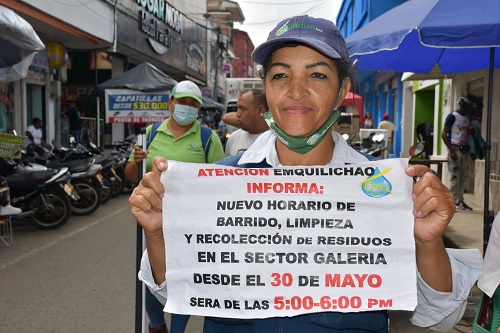 Campaña para el buen manejo de basuras en la galería de Quilichao Campaña para el buen manejo de basuras en la galería de Quilichao