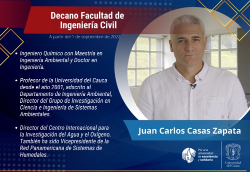 Facultad de Ingeniería Civil - Juan Carlos Casas Zapata Facultad de Ingeniería Civil - Juan Carlos Casas Zapata
