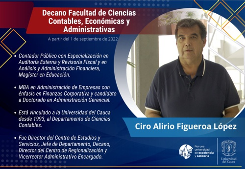 Facultad de Ciencias Contables, Económicas y Administrativas - Ciro Alirio Figueroa López Facultad de Ciencias Contables, Económicas y Administrativas - Ciro Alirio Figueroa López
