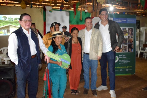 Minvivienda entregó 75 viviendas rurales a familias indígenas del Cauca Minvivienda entregó 75 viviendas rurales a familias indígenas del Cauca