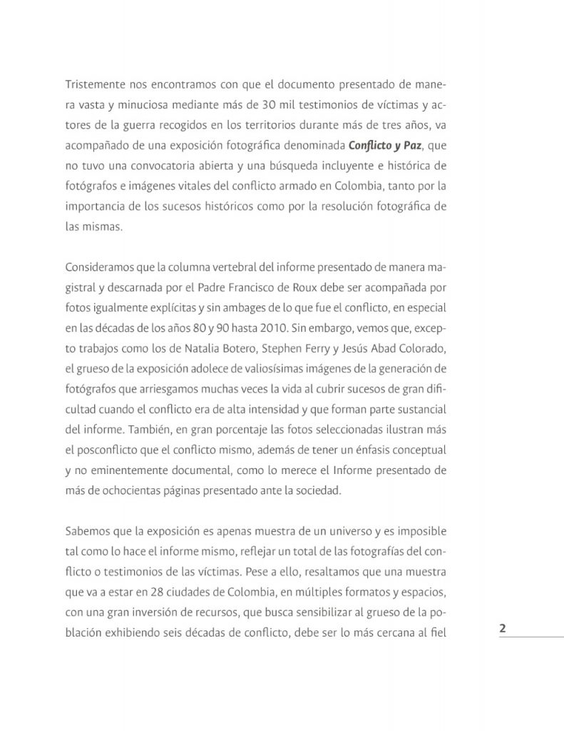 Proponen a Comisión de la Verdad se incluyan fotografías documentales Proponen a Comisión de la Verdad se incluyan fotografías documentales