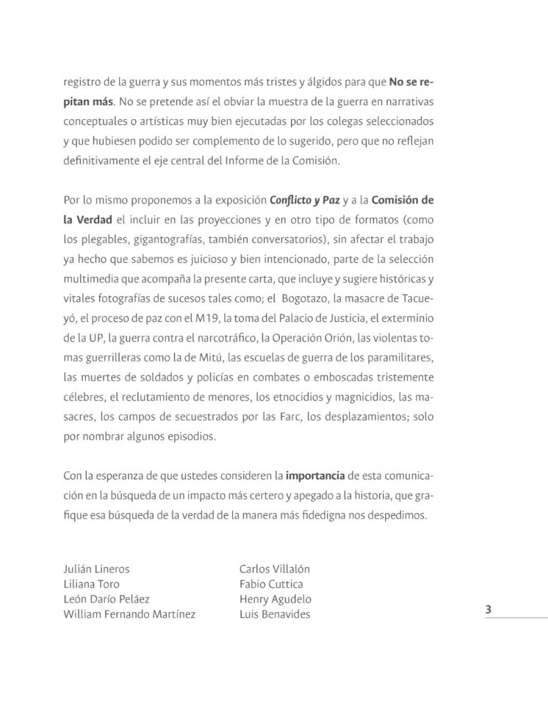Proponen a Comisión de la Verdad se incluyan fotografías documentales Proponen a Comisión de la Verdad se incluyan fotografías documentales