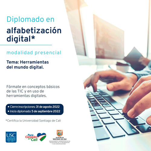 Diplomados gratuitos para caleños de las comunas  1-15-16 y 19