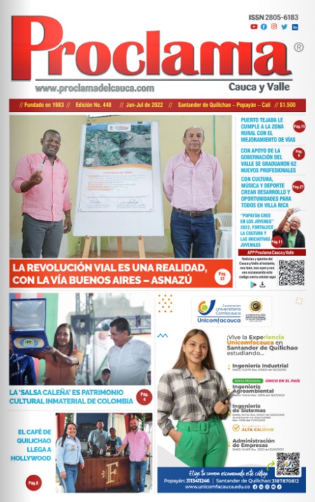 En circulación Edición Impresa #448 de Proclama Cauca y Valle En circulación Edición Impresa #448 de Proclama Cauca y Valle