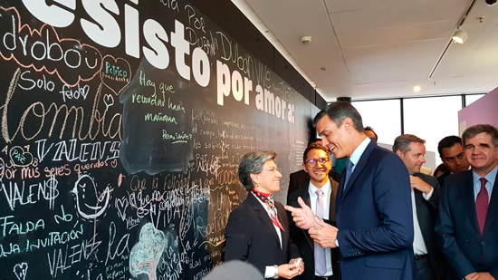 España reafirmó su apoyo al Sistema Integral para la Paz 