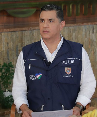 Jorge Iván Ospina, alcalde de Cali. Inició la Cumbre de Alcaldesas y Alcaldes del litoral Pacífico