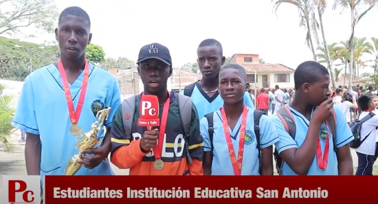Premiación en Juegos Intercolegiados Deportivos de Quilichao Premiación en Juegos Intercolegiados Deportivos de Quilichao