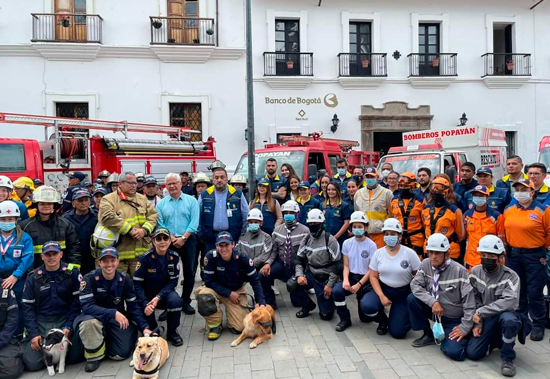 Popayán se prepara para el Simulacro Nacional Popayán se prepara para el Simulacro Nacional
