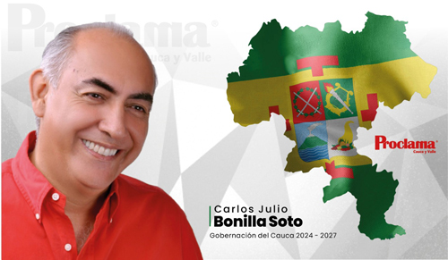 Candidatos a la Gobernación del Cauca 2024 - 2027
