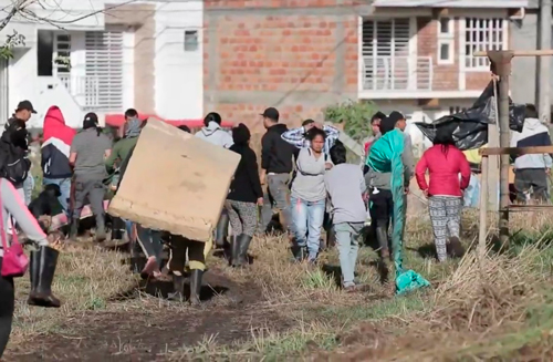 Invasión de predios públicos en el Cauca