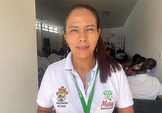 Isabella Bastidas - Delegada de la Secretaría de Salud del Cauca