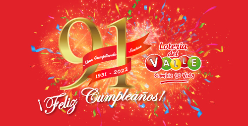 La Lotería del Valle celebra sus 91 años