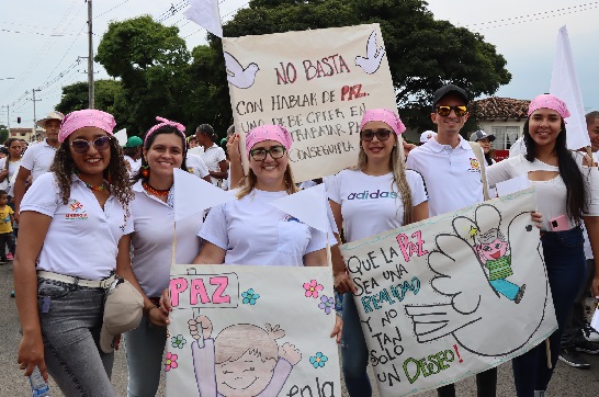 Multitudinaria marcha en Quilichao: “Unidos por la paz y la vida”