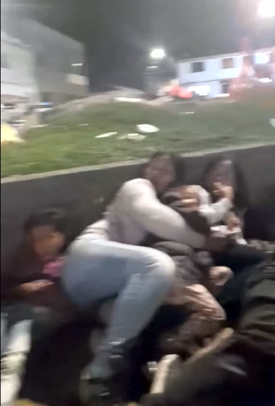 Celebración del bingo que terminó en terror