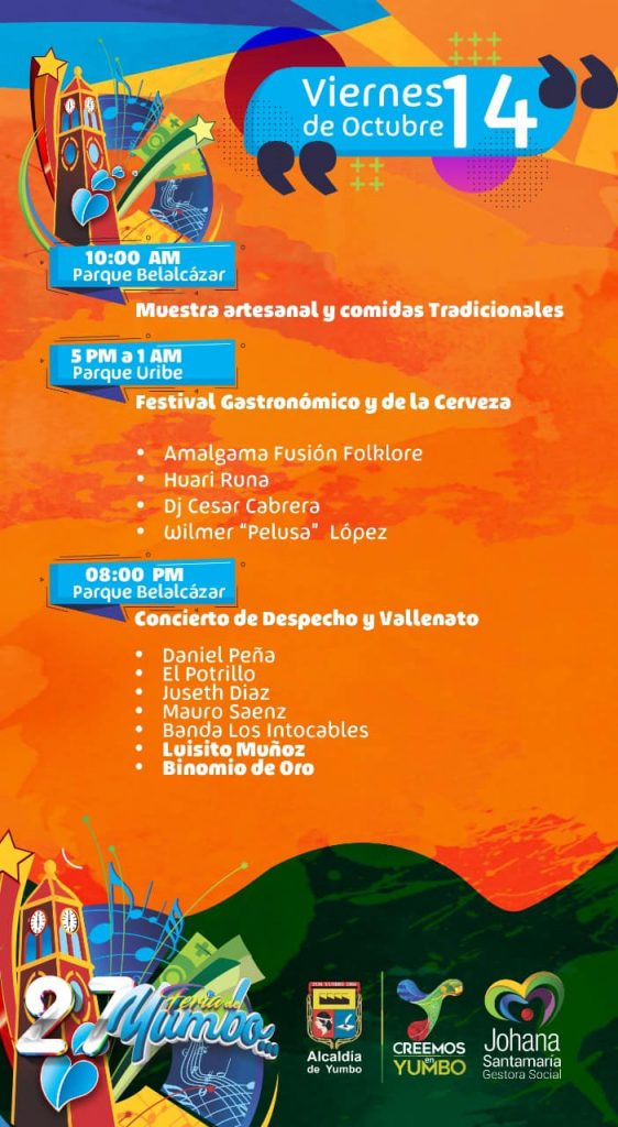 27 feria de Yumbo para vivirla en familia