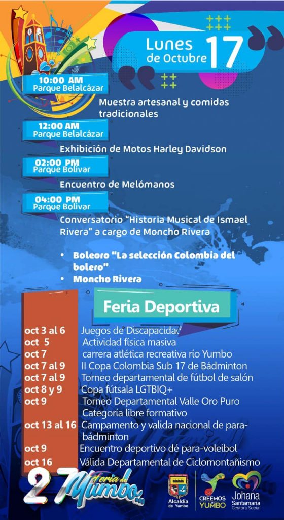27 feria de Yumbo para vivirla en familia