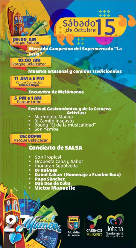 27 feria de Yumbo para vivirla en familia