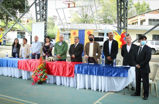 Alcaldía de Popayán entregó obra de infraestructura educativa en la comuna 7 Alcaldía de Popayán entregó obra de infraestructura educativa en la comuna 7
